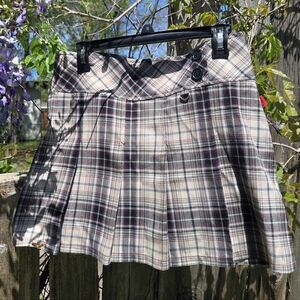 Y2K Bongo Plaid Schoolgirl Skirt